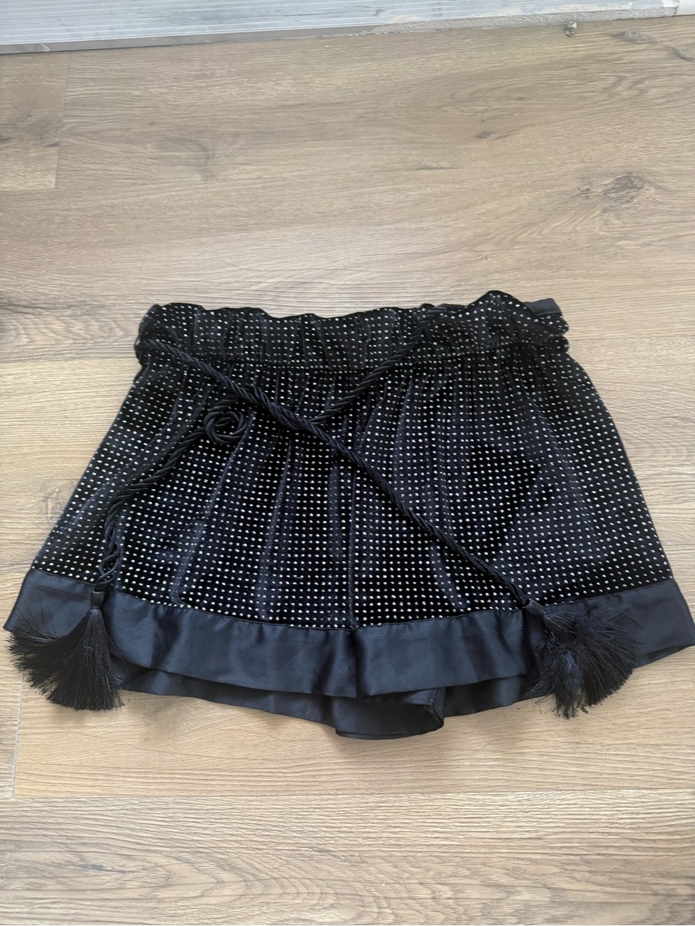 RARE Victoria's Secret Glitter Velvet Sleep Shorts